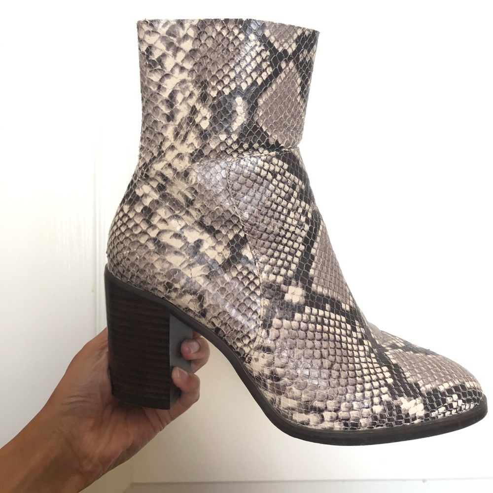 Steve Madden snake boots